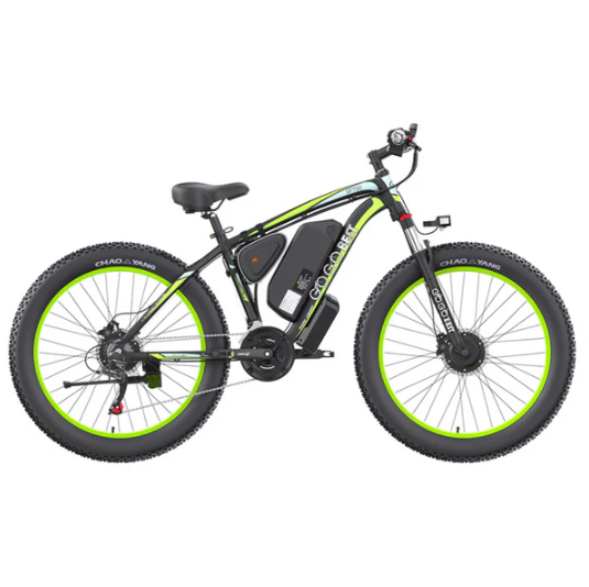GOGOBEST GF700 — 1000W Dual-Motor Fat-Tire E-MTB